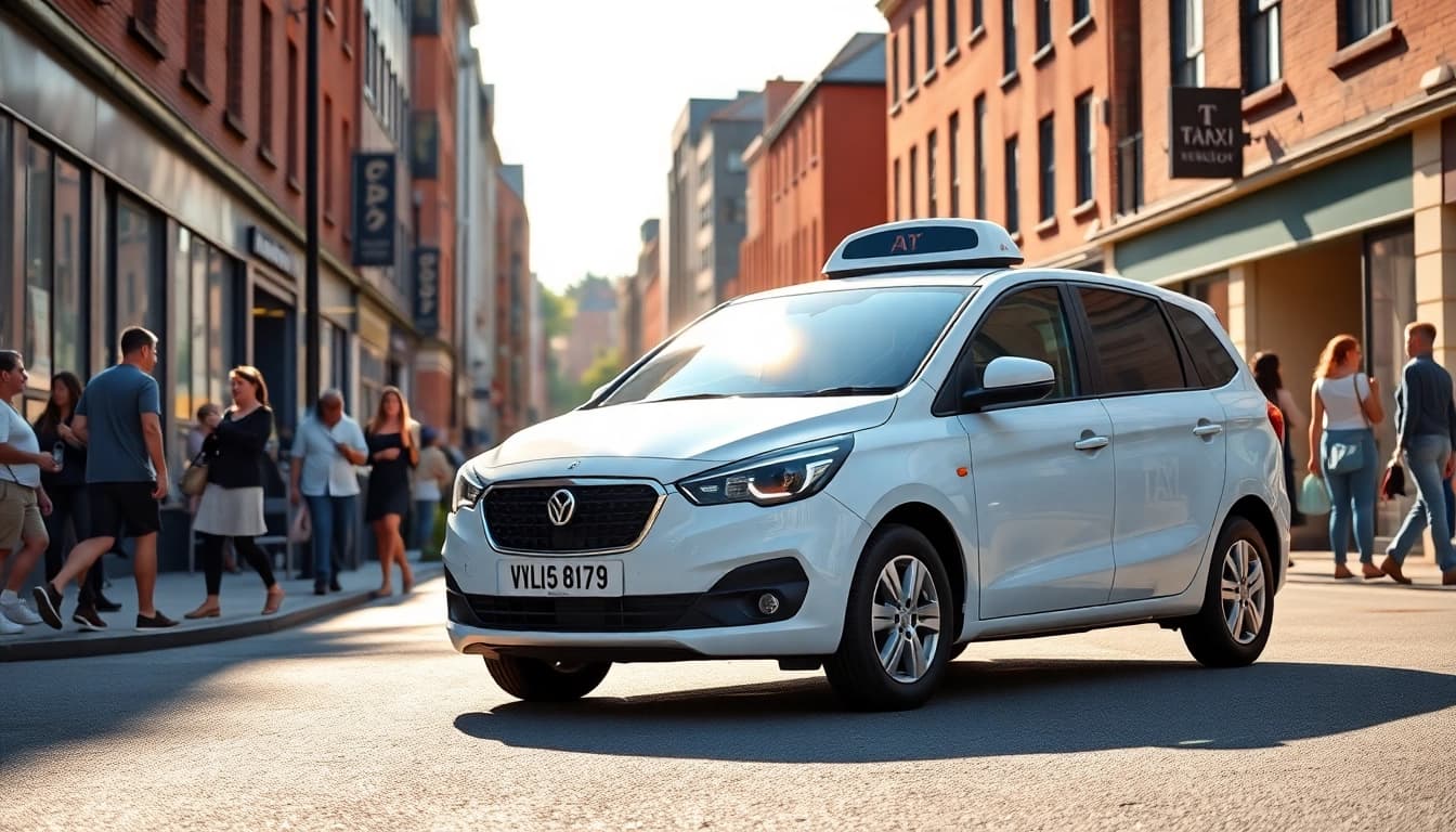 Book a convenient West bridgford Taxi in a vibrant urban environment with engaging atmosphere.