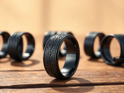 Elegant and Durable: The Allure of Black Zirconium Rings