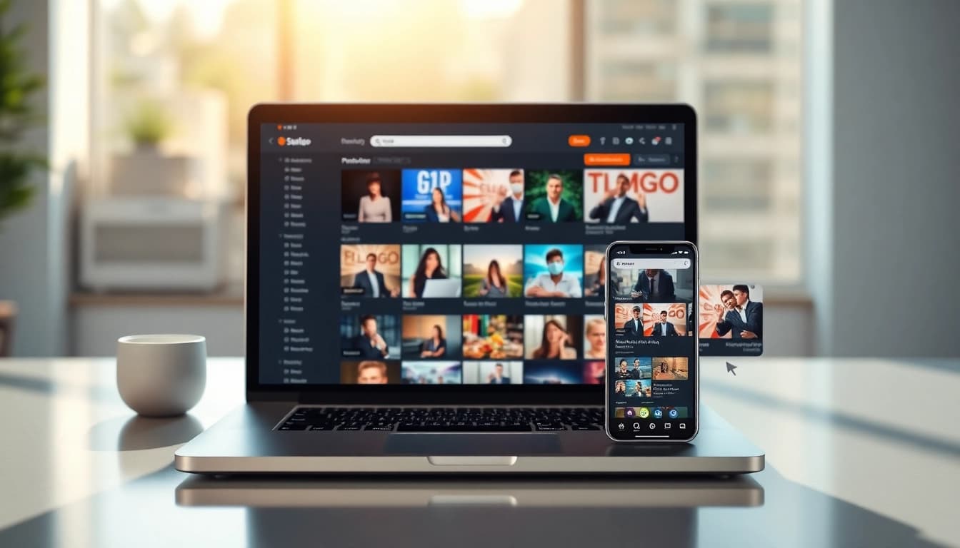 Sell premium content links effectively through a modern digital marketplace interface.