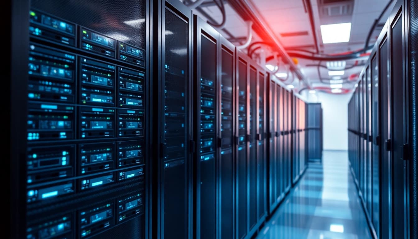 Enhance website security with CDN with DDoS Protection showcasing interconnected servers.