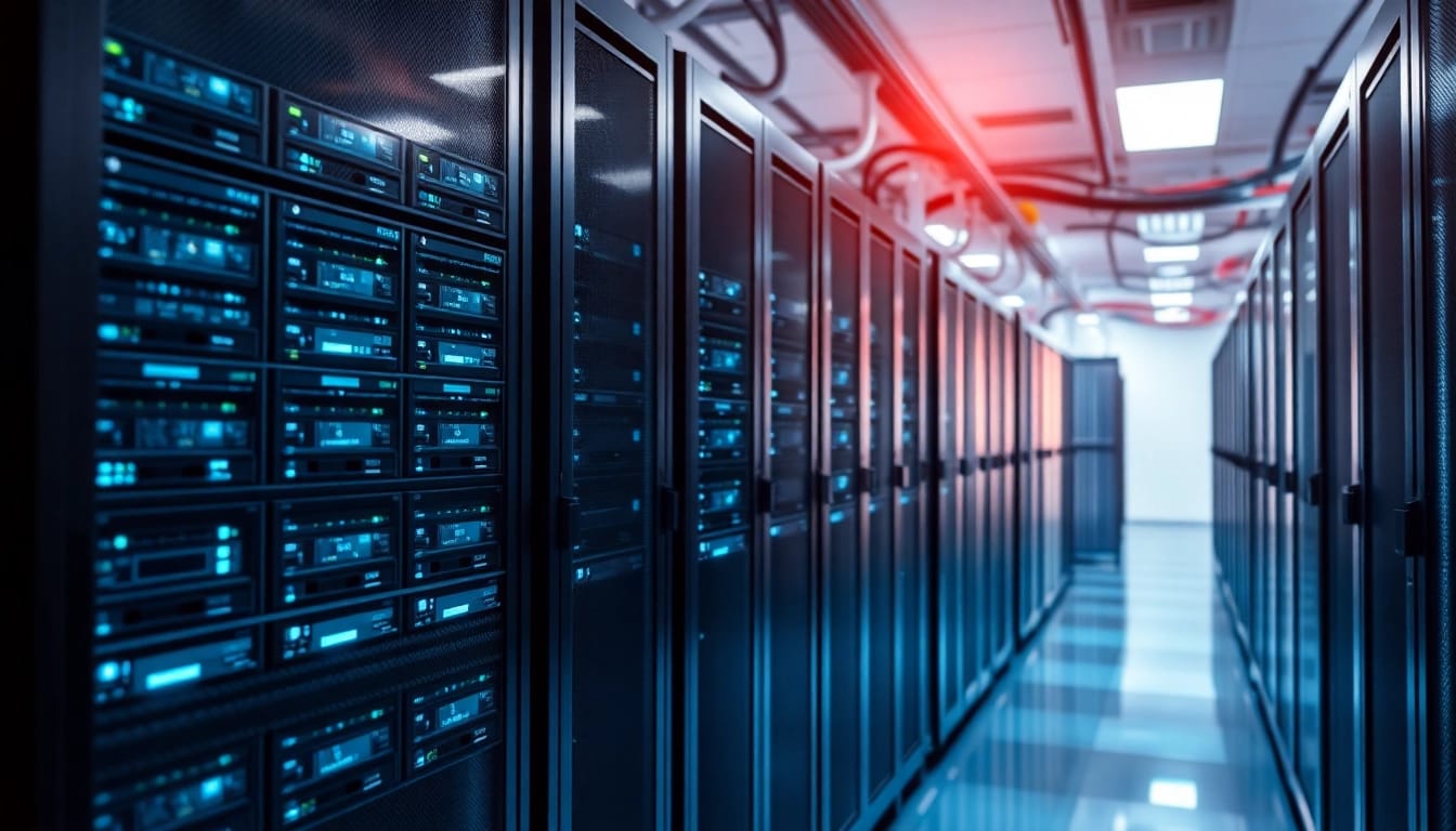 Enhance website security with CDN with DDoS Protection showcasing interconnected servers.