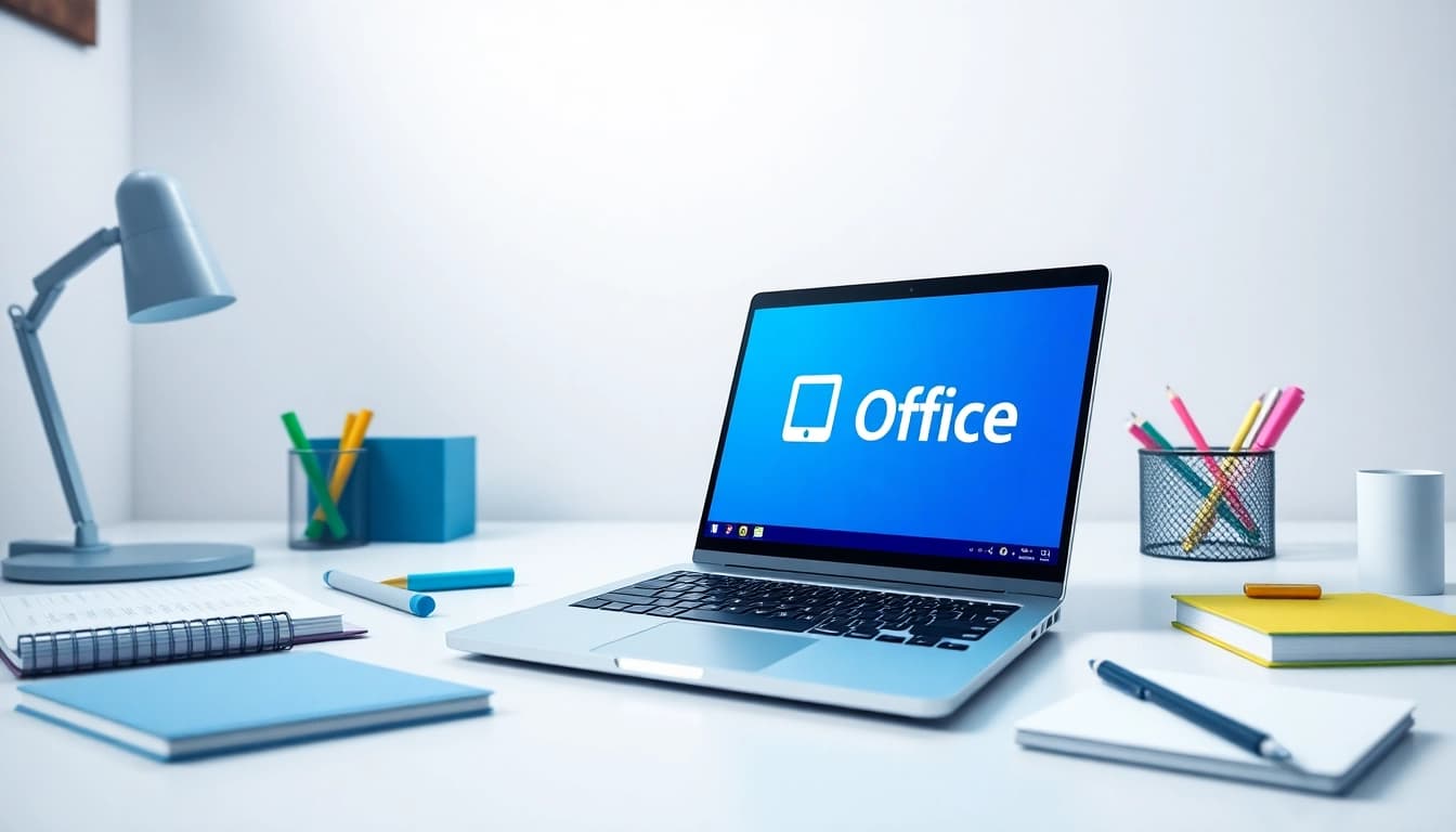 在现代工作空间的笔记本电脑上使用 WPS Office,体验流畅的生产力。