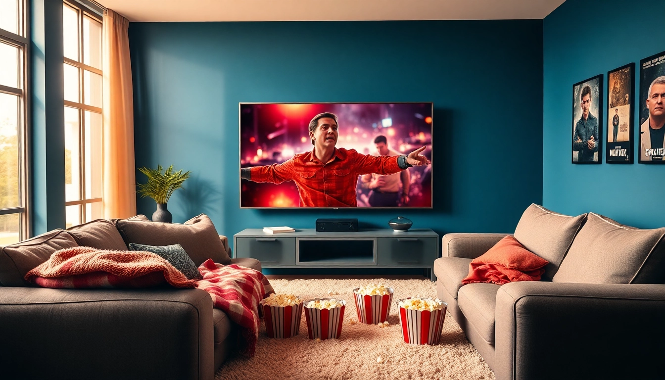 Experience the best filme online gratis in a cozy movie-watching setting with friends and family.