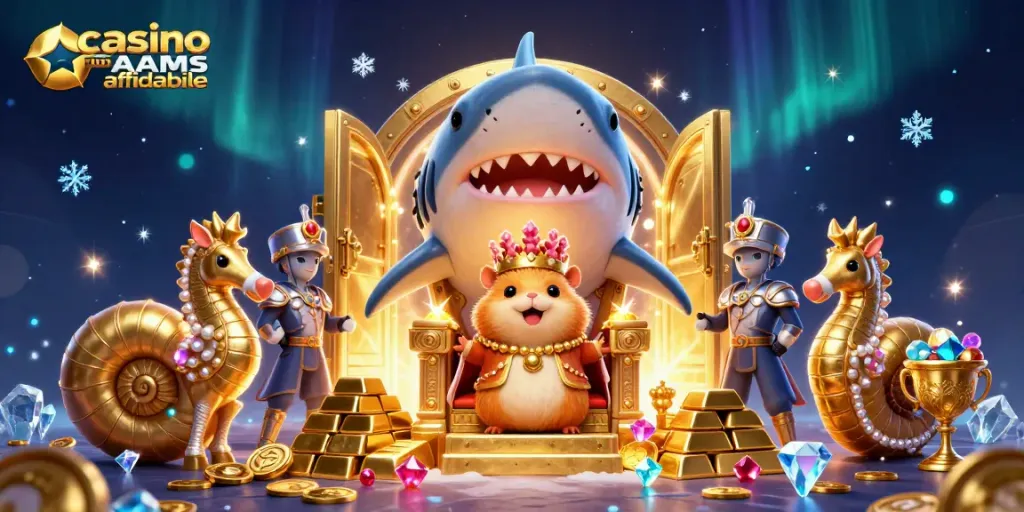 Scopri i migliori giochi nei casino non AAMS affidabili con una scena vivace e dettagliata.