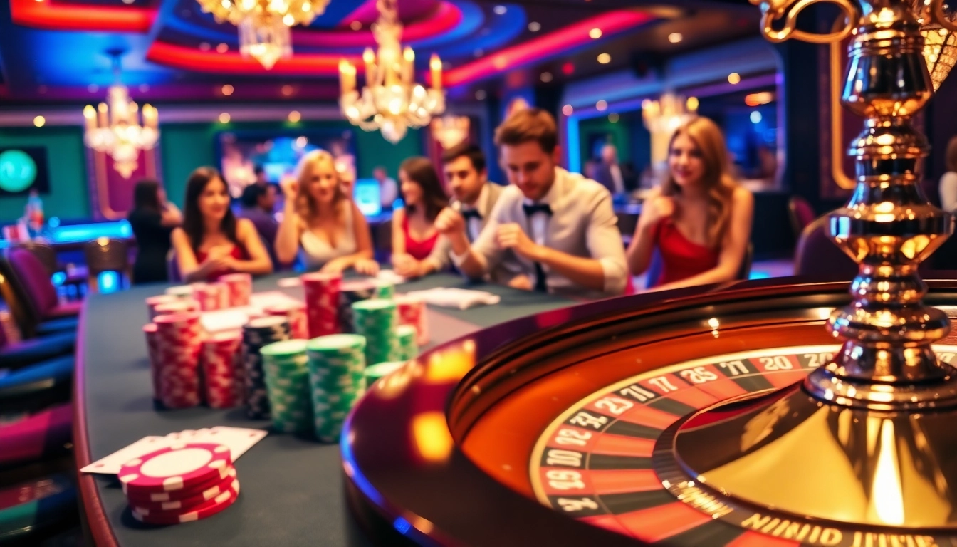 Experience a thrilling net win at a vibrant casino poker table filled with colorful chips.