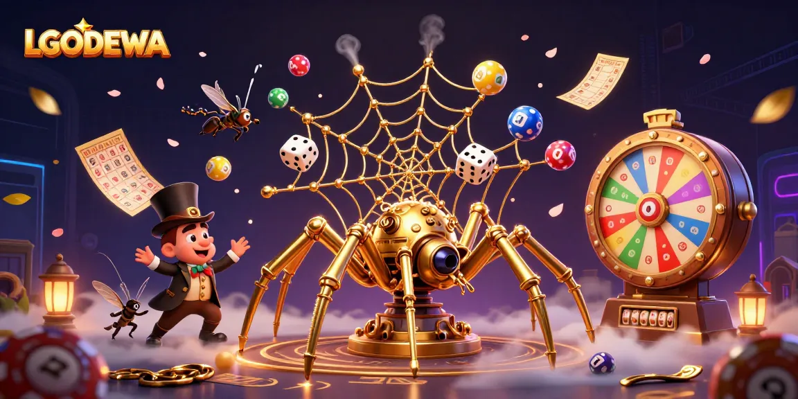 Spin and win big with LGODEWA's thrilling online slot experience, featuring vibrant lottery elements and unique characters.