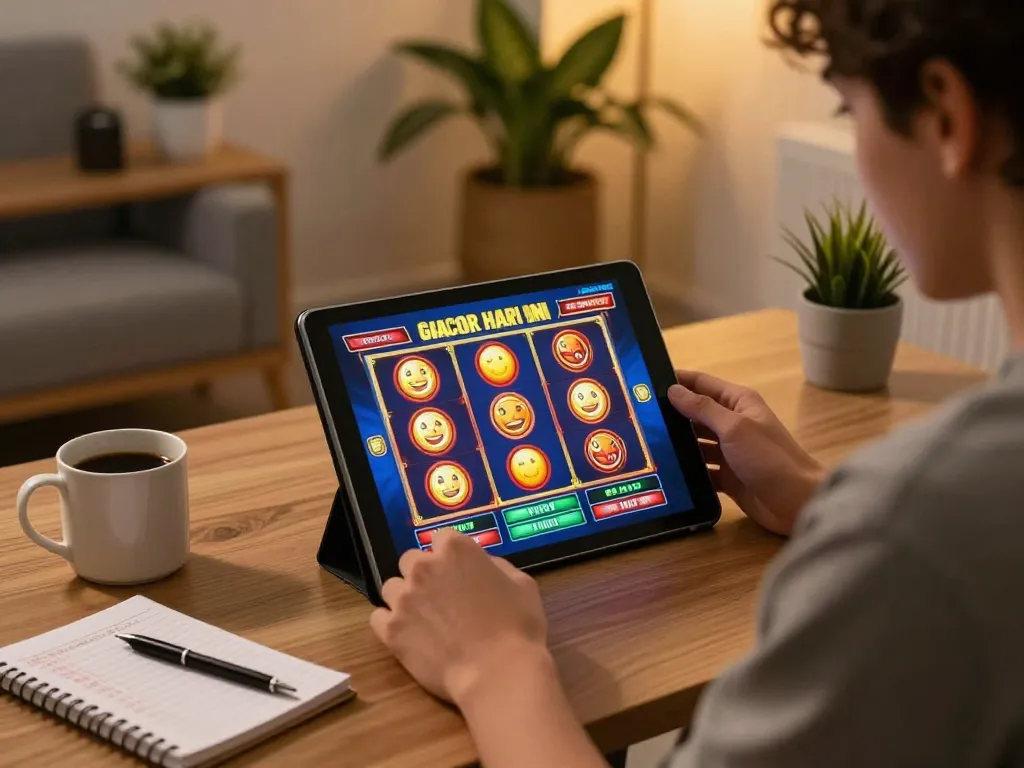 Engaging online session testing slot gacor hari ini strategies with vibrant graphics.