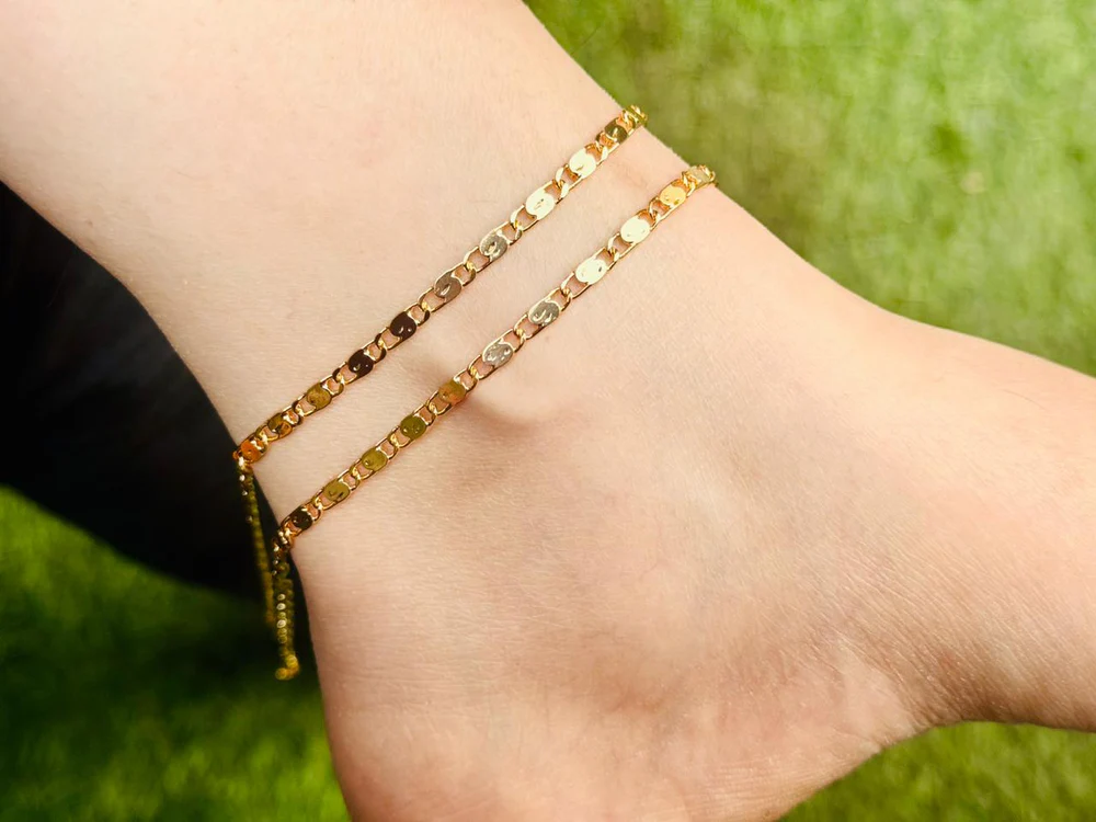 Luxury Gold Anklet for Women | Cervin Blanc