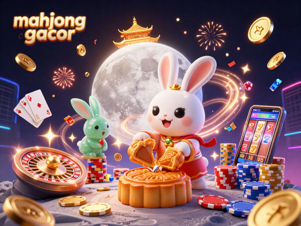 Spin the reels and enjoy a vibrant scene of mahjong gacor with enchanting characters.