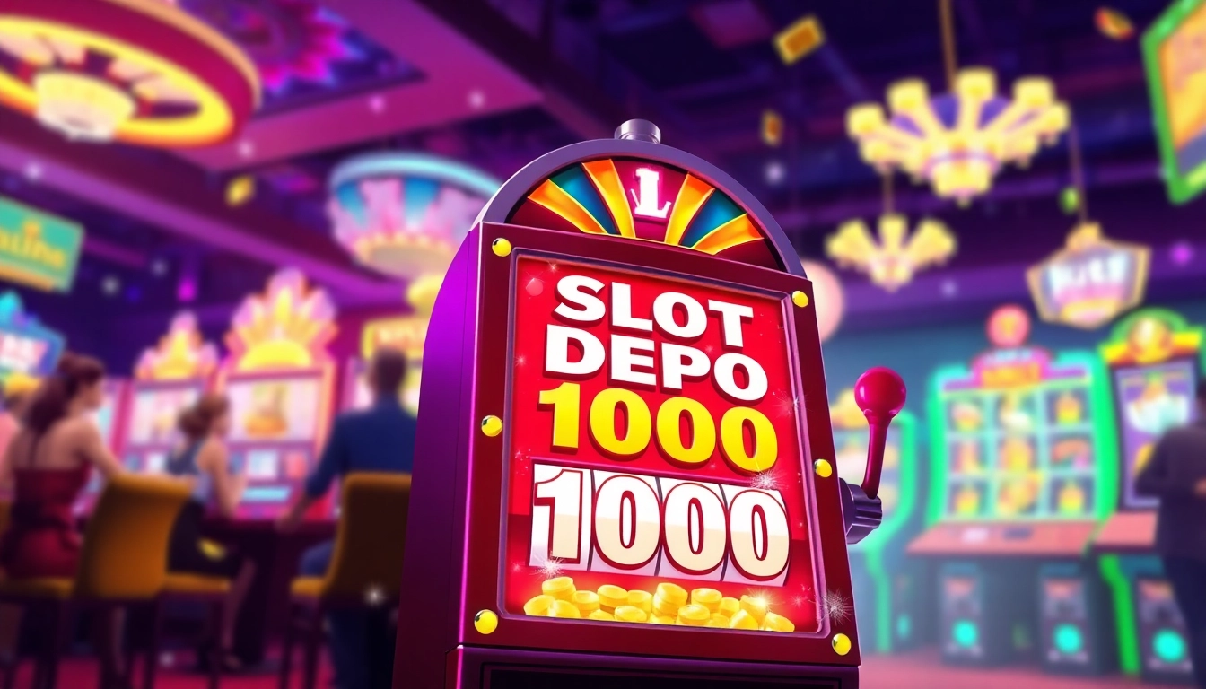 Menangkan slot depo 1000 dengan mesin slot berwarna cerah dan penuh simbol menarik.