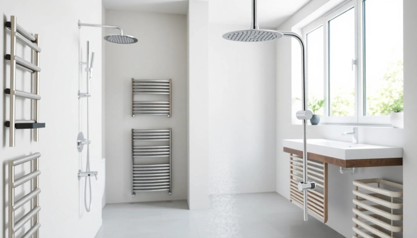 Sonni sanitär products in a bright, modern bathroom setting highlighting elegance.