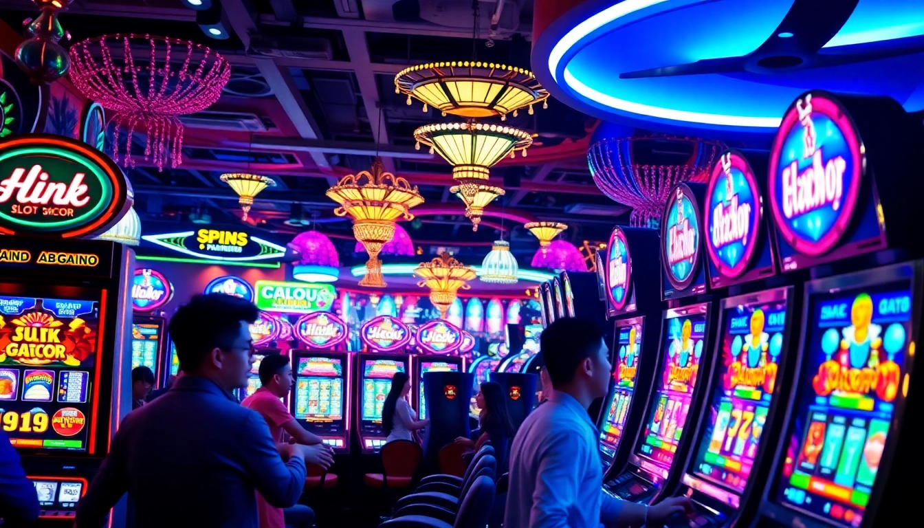 Rasakan sensasi berinteraksi dengan slot gacor saat bermain di kasino yang ramai dan bergairah.