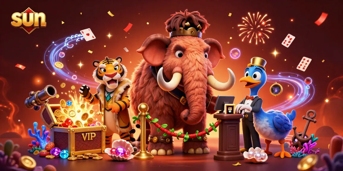 Experience thrilling moments with sun-themed casino action portrayed by vibrant characters and rich game elements.