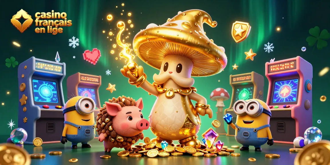 Jouer à des jeux sur casino français en ligne avec un professeur magique en 3D et son cochon de trésor.