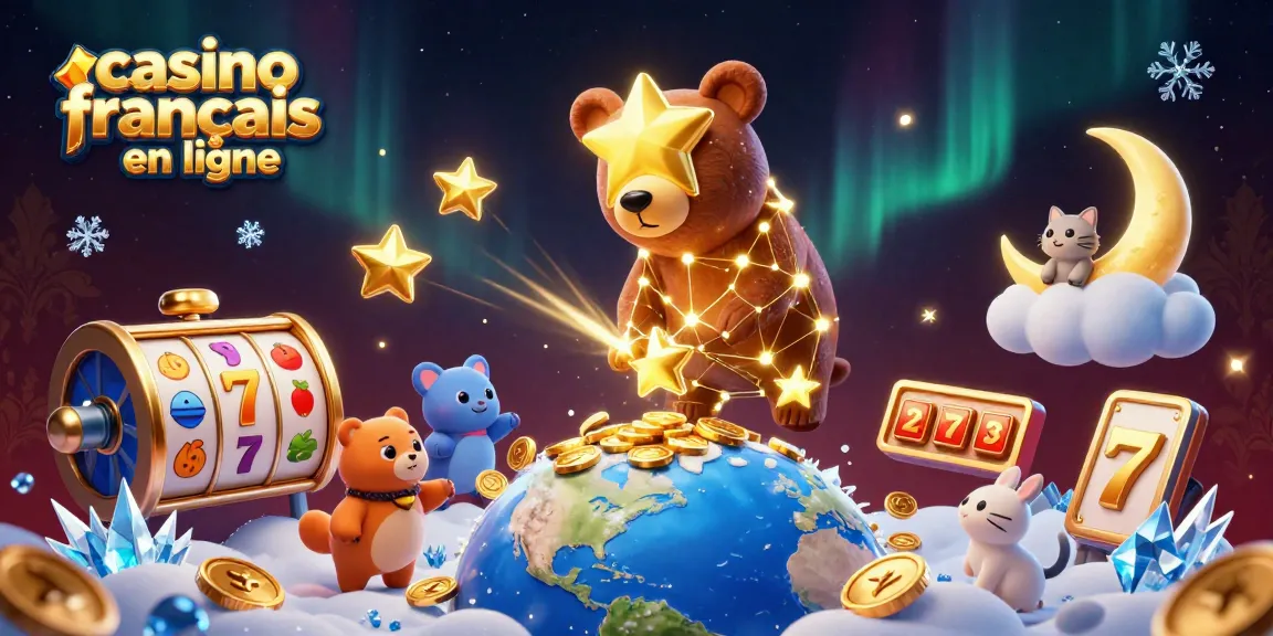 Composite de jeux captivants au casino français en ligne, attirant les joueurs âgés de l'or.