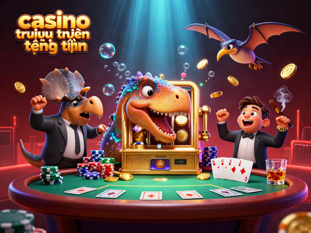 casino trực tuyến tặng tiền: Con khủng long đánh máy slot phát tiền với sự hoảng loạn của quản lý và tiền vàng bay