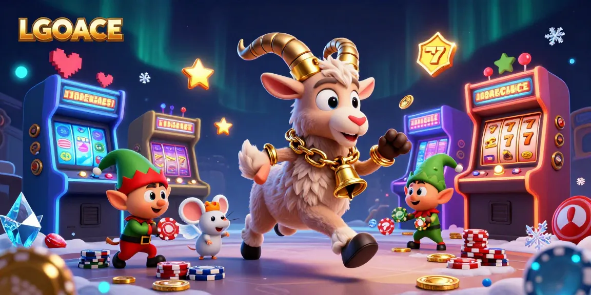 LGOACE brings a festive twist to casino gaming with a playful Krampus goat and mischievous gremlins stealing chips.
