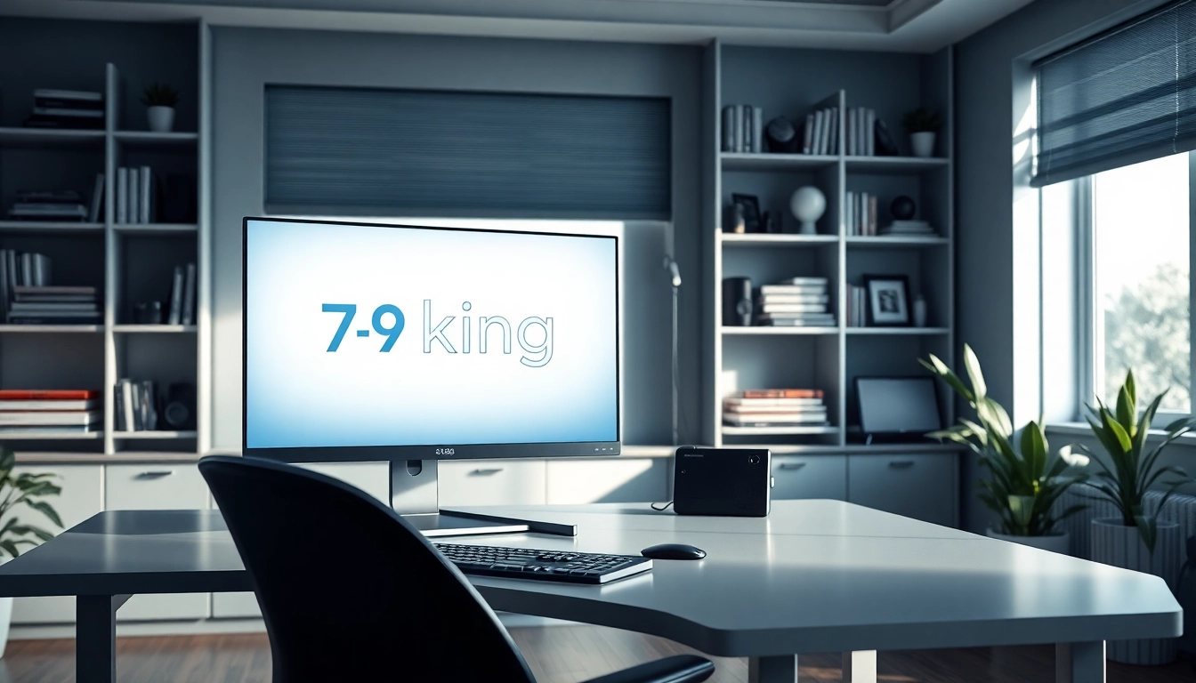 Enhance productivity with the 79king setup in a modern workspace