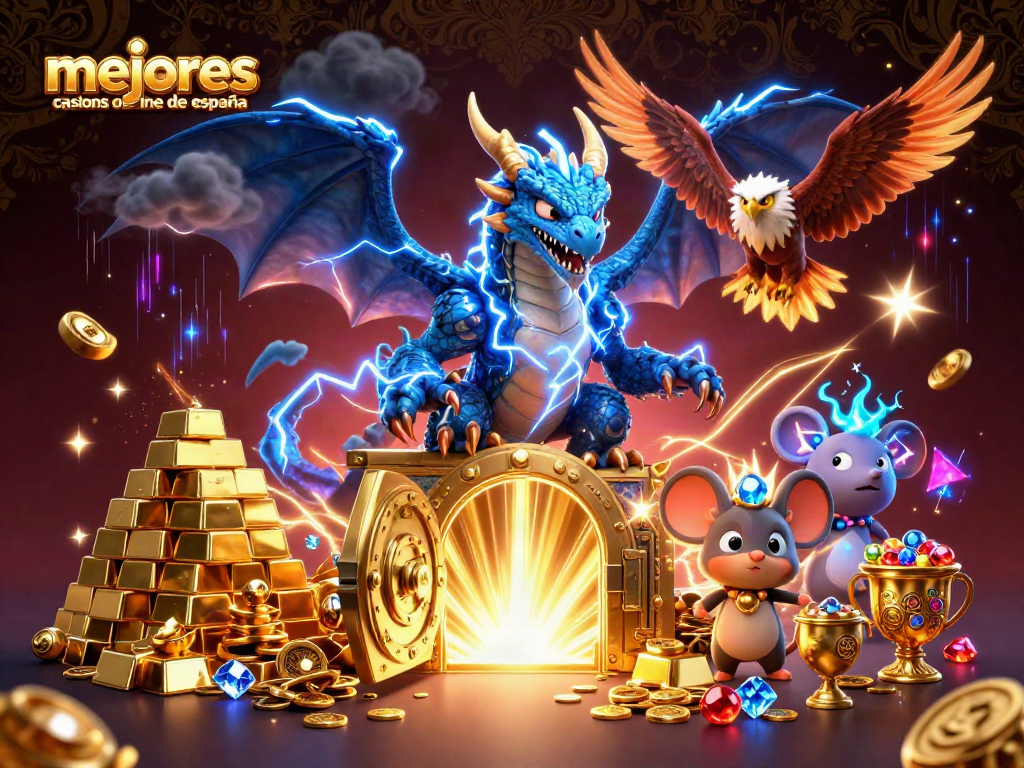 Los mejores casinos online de España con tesoros y dragones celestiales, en un entorno dinámico y vibrante.
