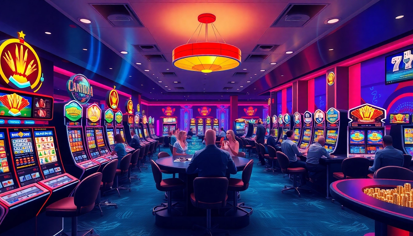 Experience the excitement at the best online casino Canada with colorful slot machines and engaging games.
