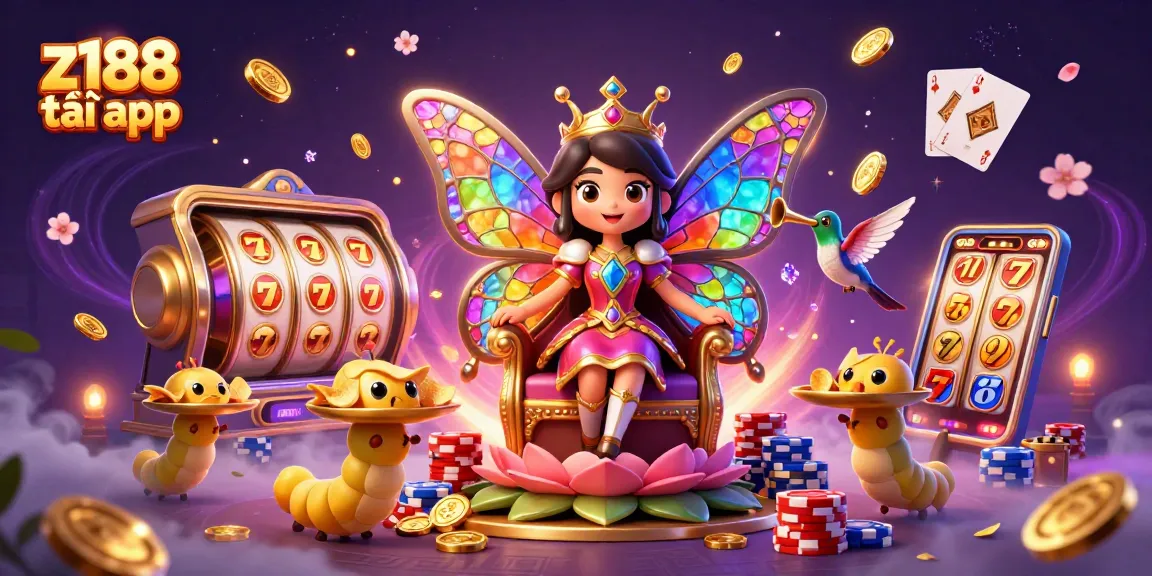 Play and win big with the z188 tải app featuring lively 3D characters and vibrant casino elements.