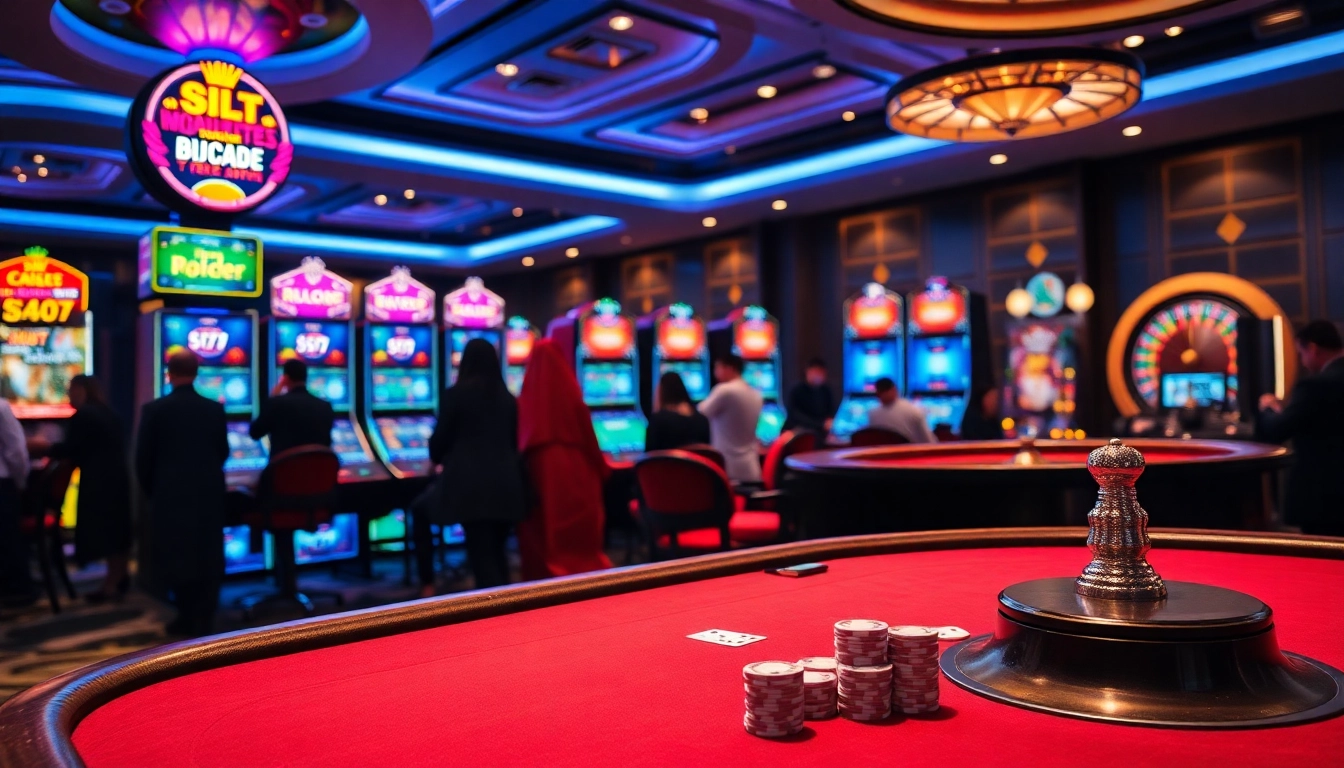 Experience the excitement of Slot Online Terpercaya with vibrant casino machines and engaging gameplay.