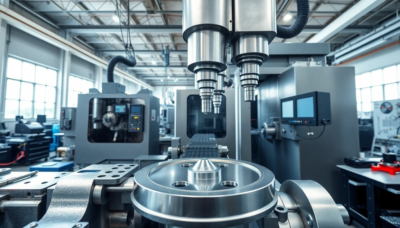 Visual representation of Chiheng Custom CNC Machining services showcasing high-precision machinery and components.