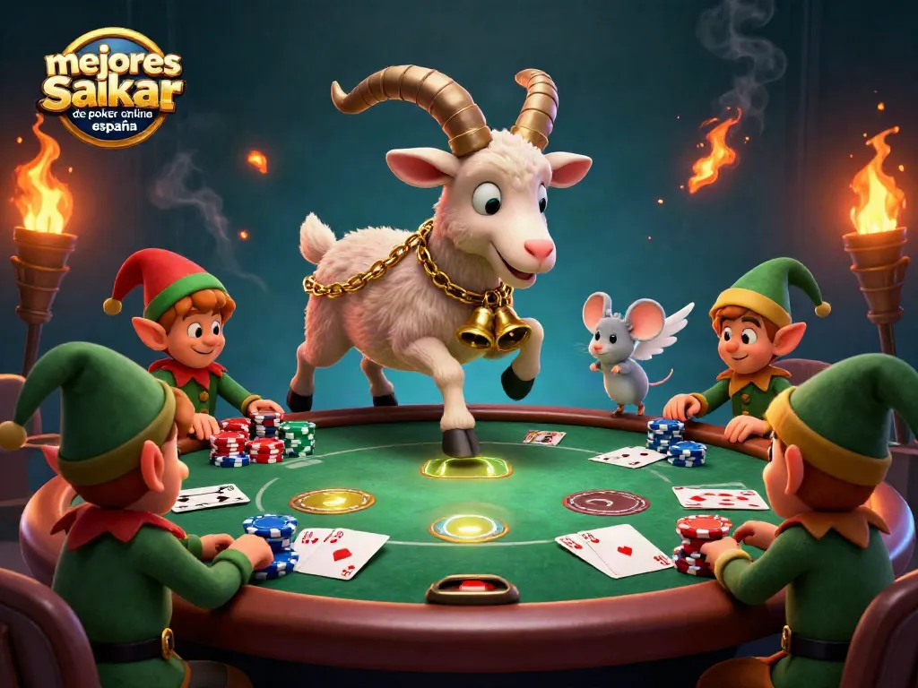 Juega en las mejores salas de póker online España con nuestro divertido casino dirigido por Krampus y su equipo inesperado.