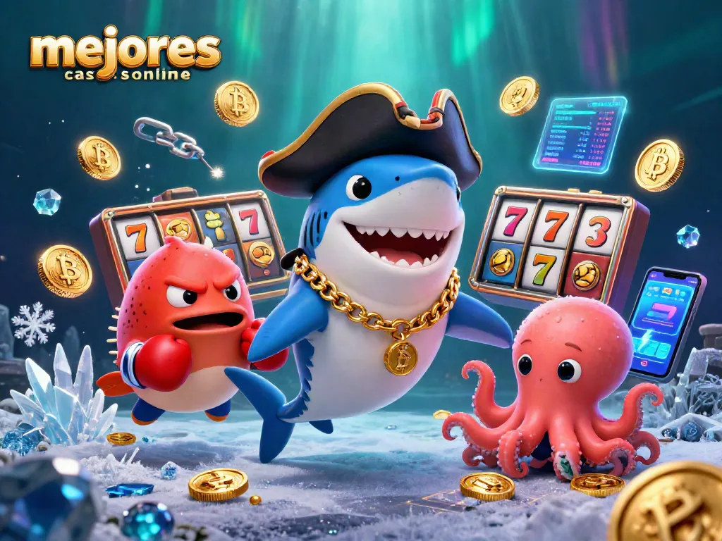 Analizando los mejores casinos online mientras juegan en una emocionante escena llena de acción.