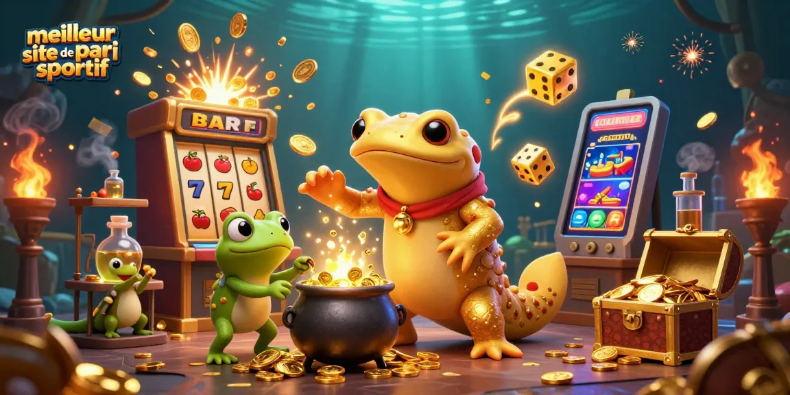 Jouez sur le meilleur site de pari sportif avec des illustrations animées dynamiques de jeux de casino.