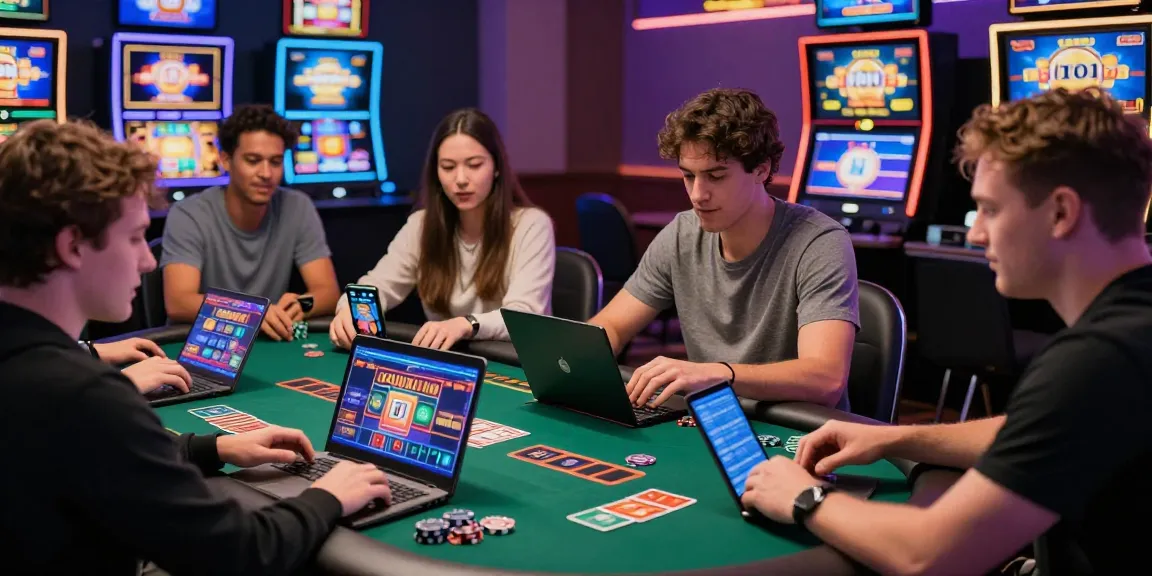 Exciting scene of players enjoying casinos that take credit cards with vibrant slot machines and engaging gameplay.