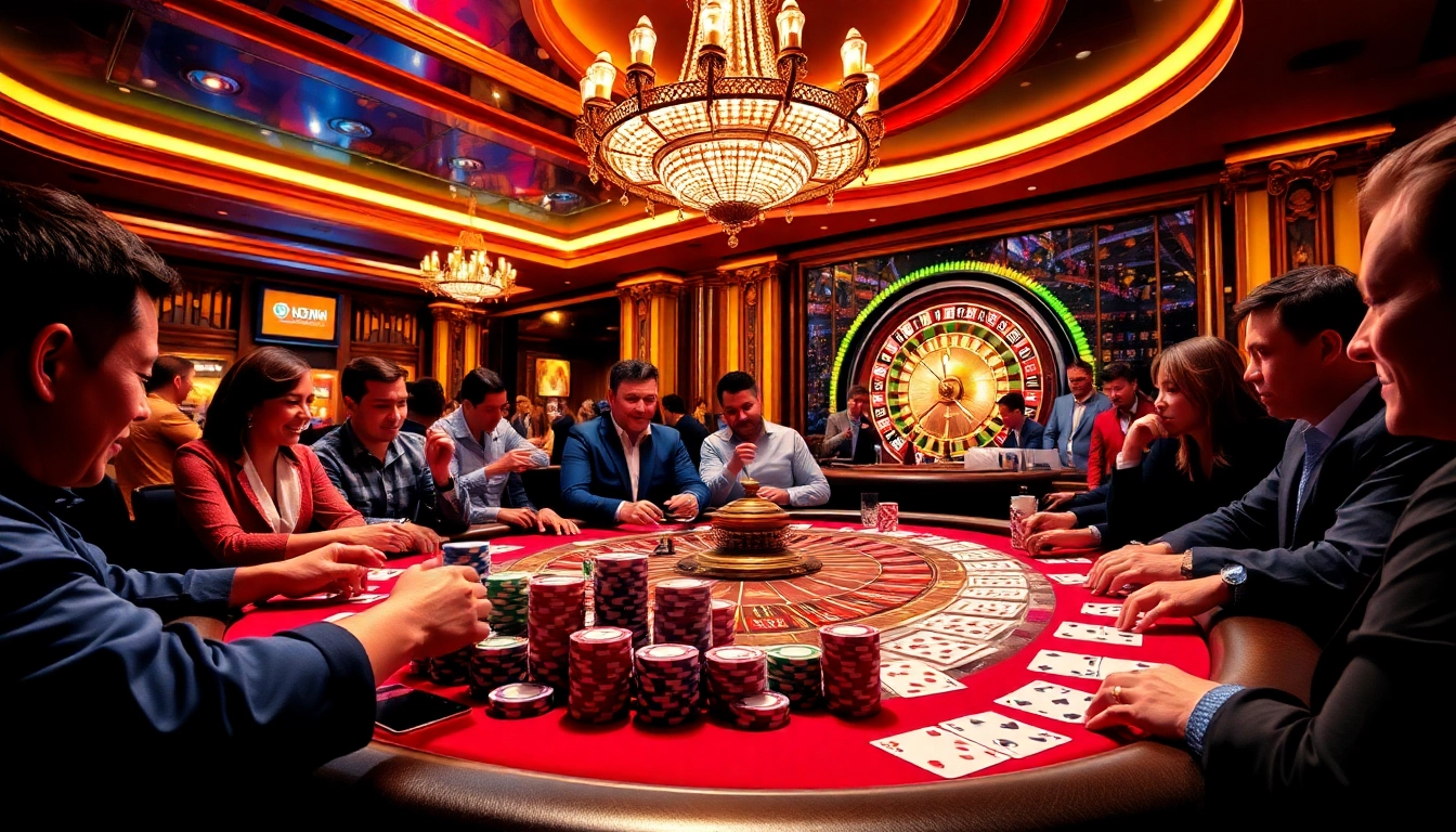 Experience the thrill of high-stakes poker at https:/cm88.bz/ with vibrant action and elegant decor.