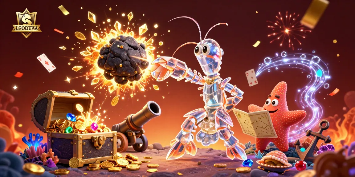 Spin the reels at LGODEWA for explosive wins with colorful gems and golden treasures.