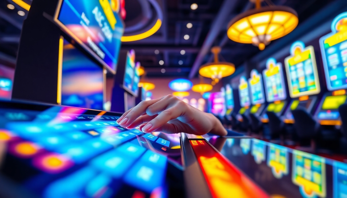 Menempatan taruhan di bandar togel resmi dengan antarmuka modern dan warna-warna cerah.