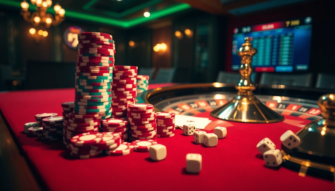 Engage in high-stakes gambling at a luxurious casino featuring 7m.cn poker and roulette elements.