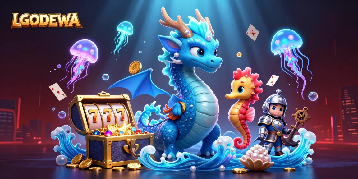 Experience thrilling slots with LGODEWA's legendary ocean adventure featuring vibrant characters and treasure.