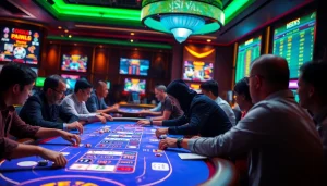 Menarik perhatian pada togel online dengan pemain yang terlibat dalam permainan taruhan intens.