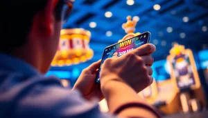 Tashan win login on a mobile device showcasing vibrant gameplay and user-friendly interface.