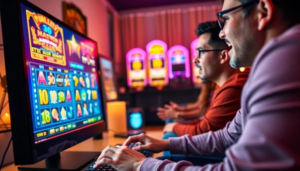 Temukan pengalaman seru dengan link slot gacor di layar, menunjukkan pemain yang bersemangat.