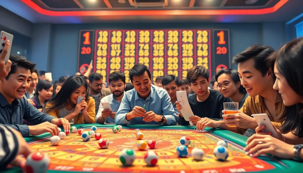 Permainan toto togel yang menarik dengan pemain aktif dan suasana yang meriah.