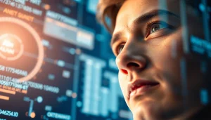 Engage with Human Interface with AI in a vibrant, interactive digital environment.