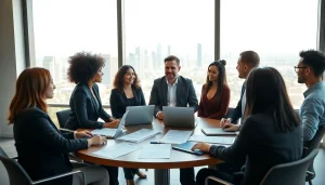 Business coach Los Angeles facilitating a brainstorming session with entrepreneurs