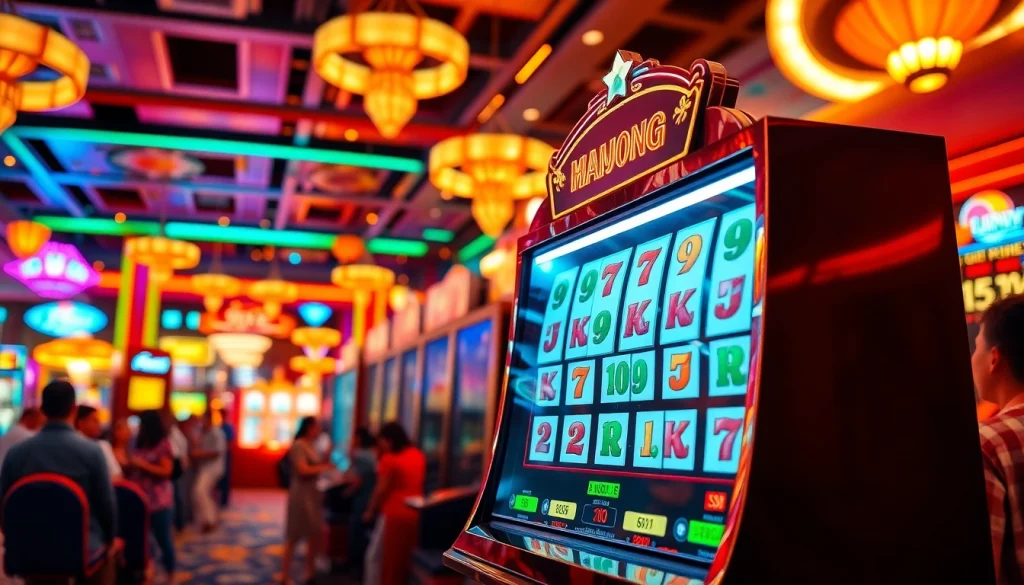 Menangkan permainan slot mahjong dengan mesin slot yang menarik di kasino yang meriah.