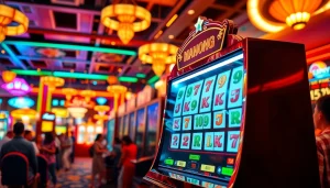 Menangkan permainan slot mahjong dengan mesin slot yang menarik di kasino yang meriah.