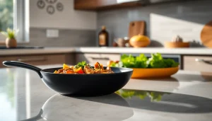 Prepare delicious meals with this premium nonstick fry pan NZ designed for effortless cooking.