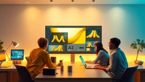 Professional workspace illustrating nano banana pro, showcasing AI image editing innovation.