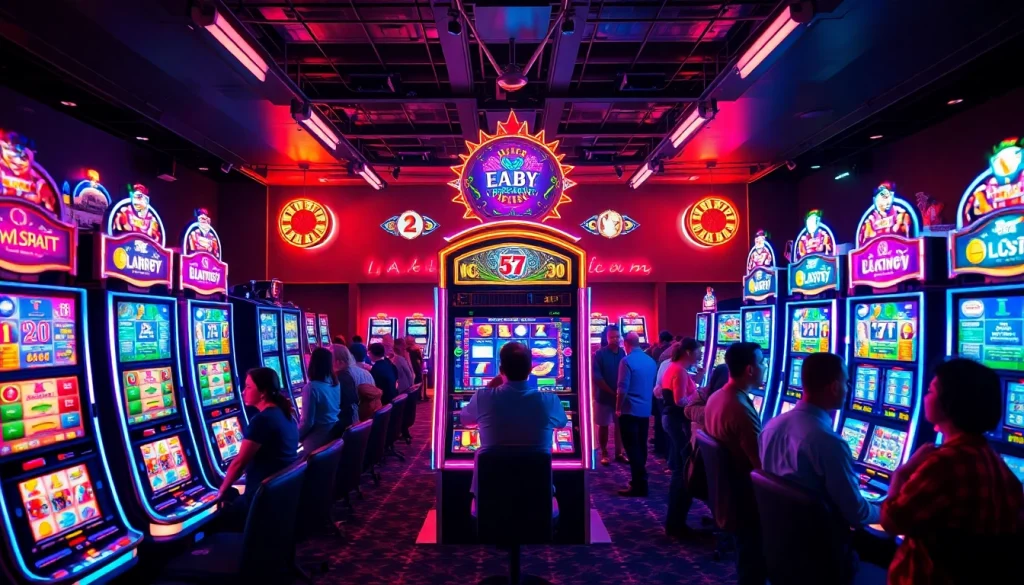 Menangkan jackpot di slot depo 1k dengan mesin slot berwarna-warni yang menarik.