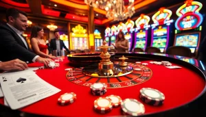 Experience the thrill of gaming at https://febet8.com with vibrant casino visuals.