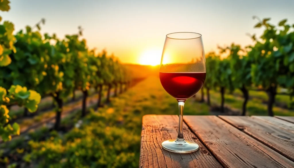 Enjoying fine wine at a scenic winery Sacramento, with lush vineyards and sunset views.