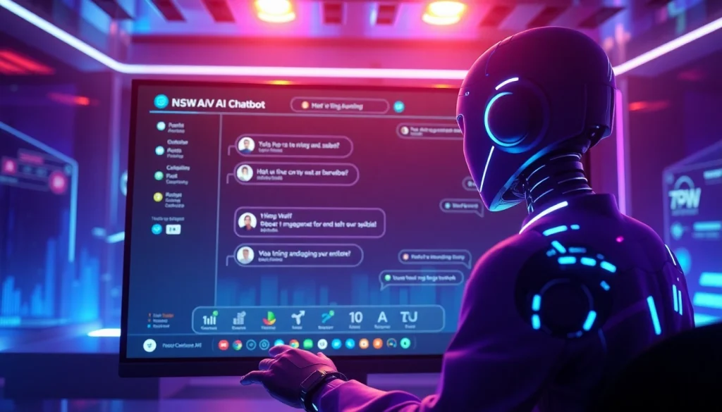 Engaging interface of the best nsfw ai chatbots in 2025, showcasing interactive elements and user-friendly design.